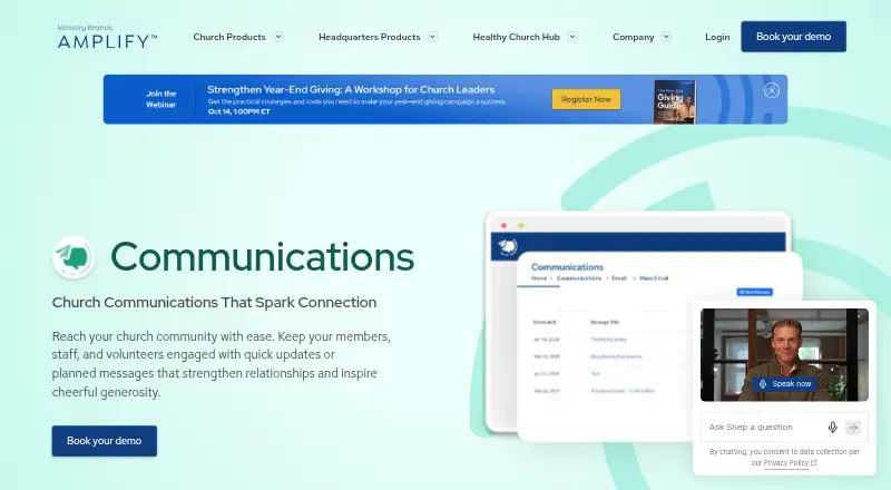 Amplify Communications's website