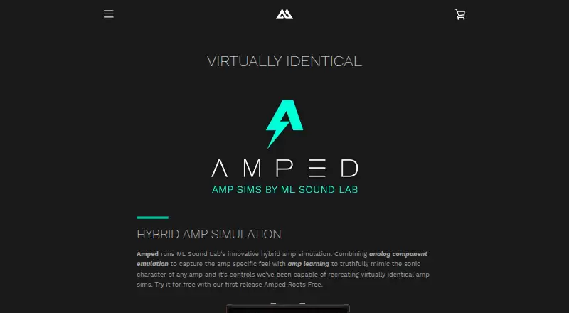 Amped's website