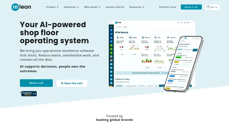 mlean® Production System (mPS)'s website