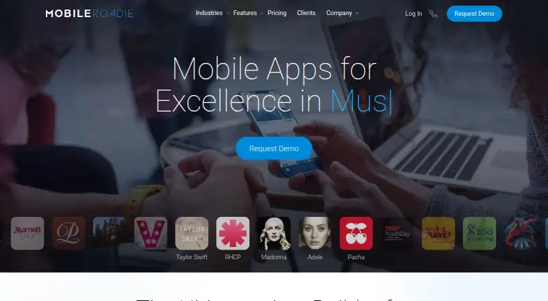 The Mobile Roadie homepage