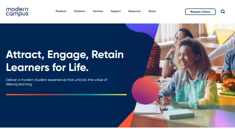 Modern Campus Lifelong Learning's website