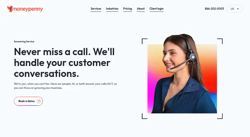 Moneypenny's website