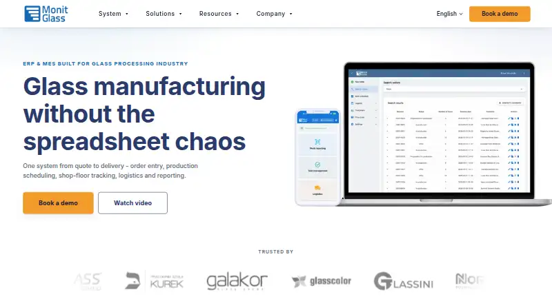 MonitGlass's website