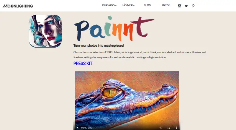 Painnt's website