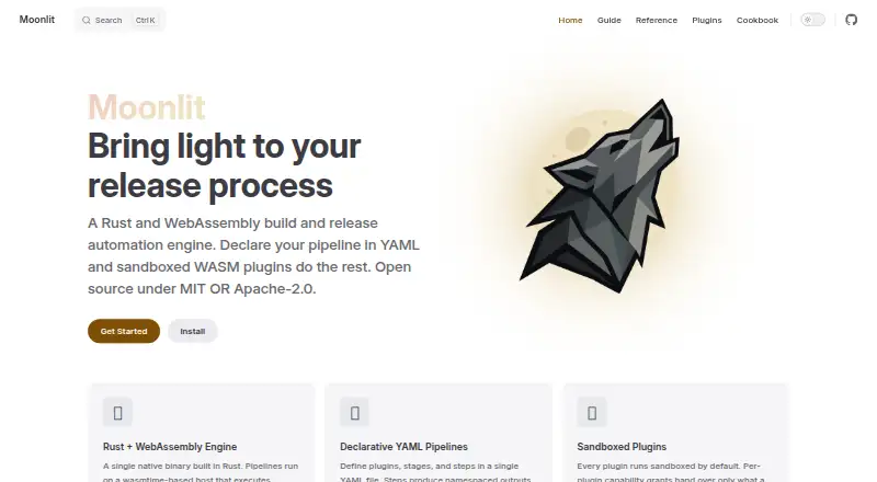 Moonlit's website