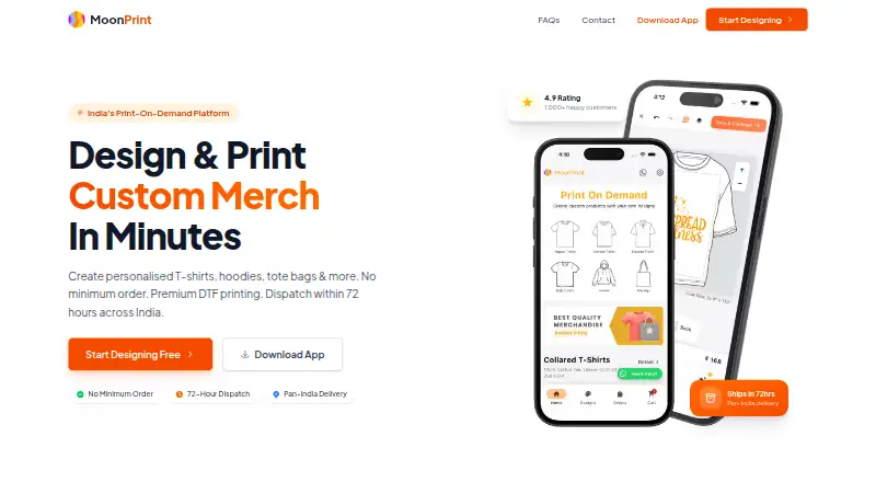 MoonPrint's website