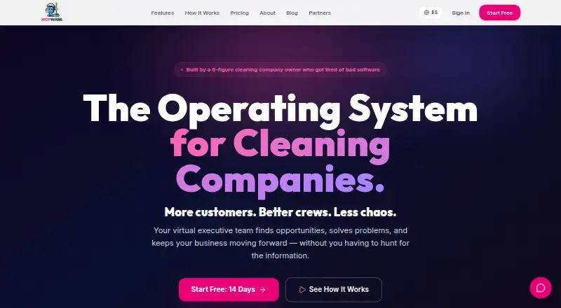 Mopware Pro's website