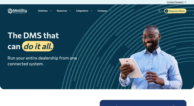 Motility Software's website