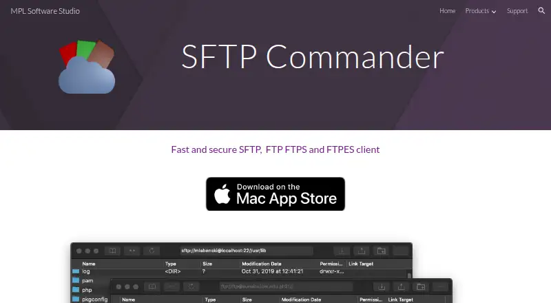 SFTP Commander's website
