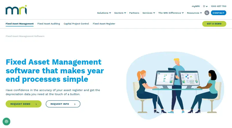 MRI Fixed Asset Management's website