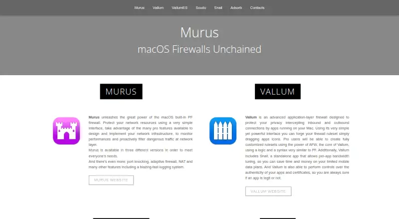 Murus's website