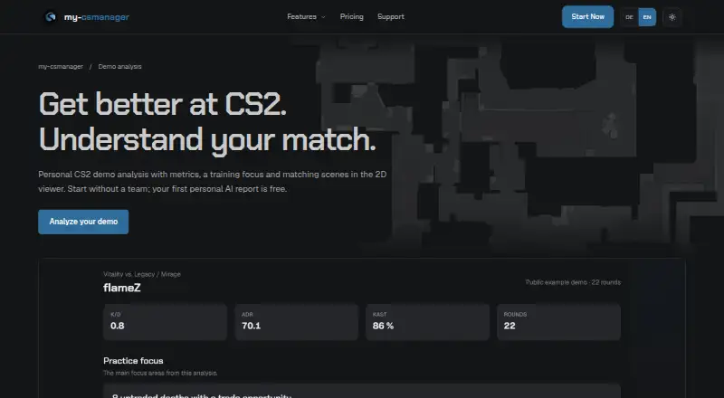 my-csmanager Demo Viewer's website