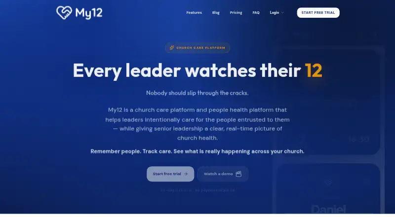 My12's website