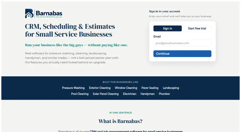 Barnabas's website