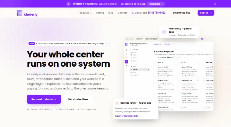 Kinderly's website