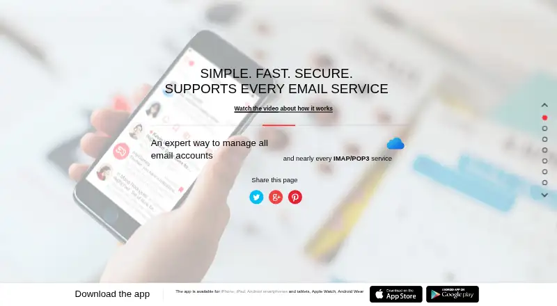 myMail's website