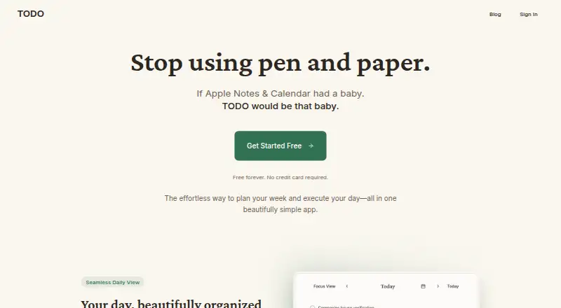 TODO's website