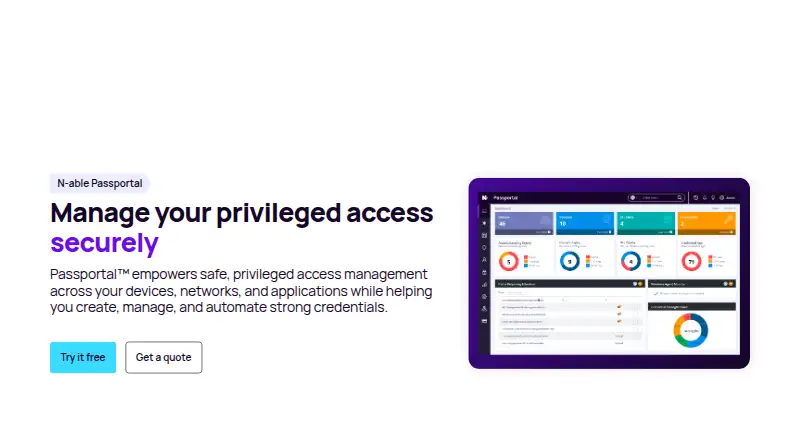 N-able Passportal's website