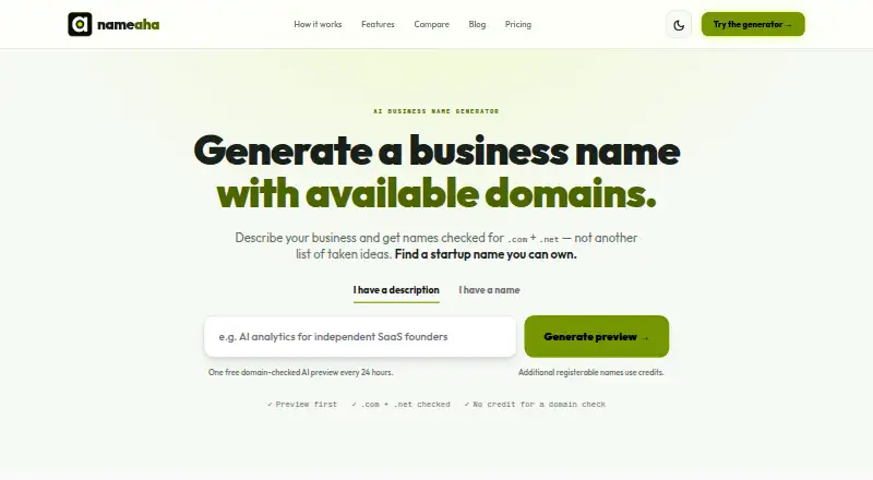 Nameaha's website