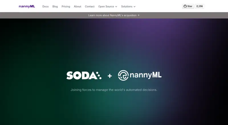 The NannyML homepage