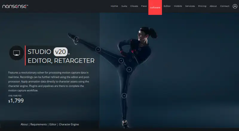 NANSENSE Studio's website