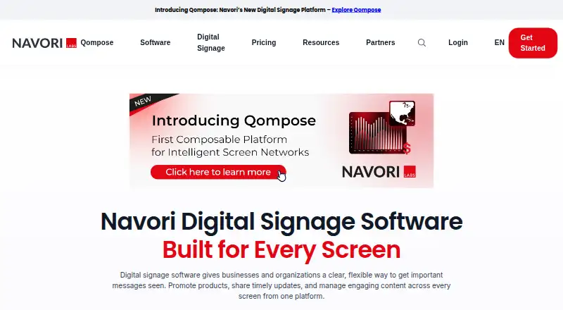 Navori's website