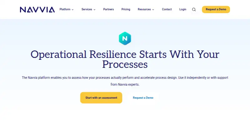 The Navvia homepage