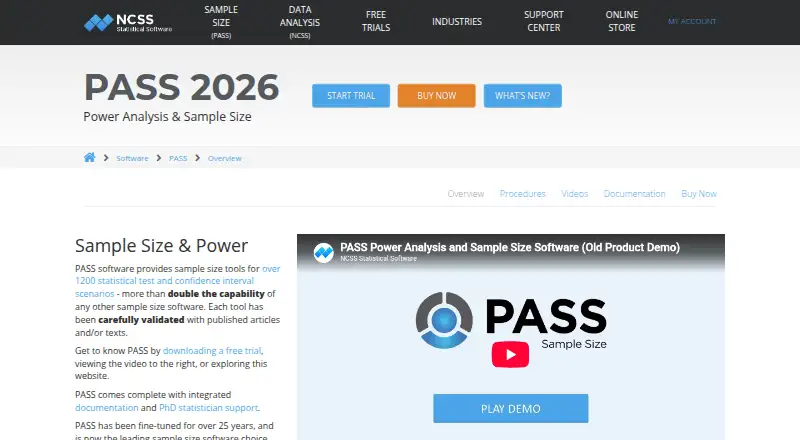 PASS's website
