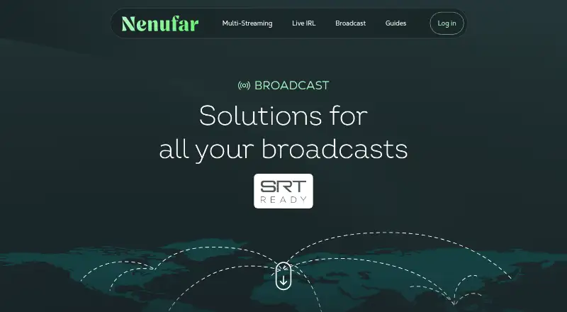 Nenufar Broadcast's website
