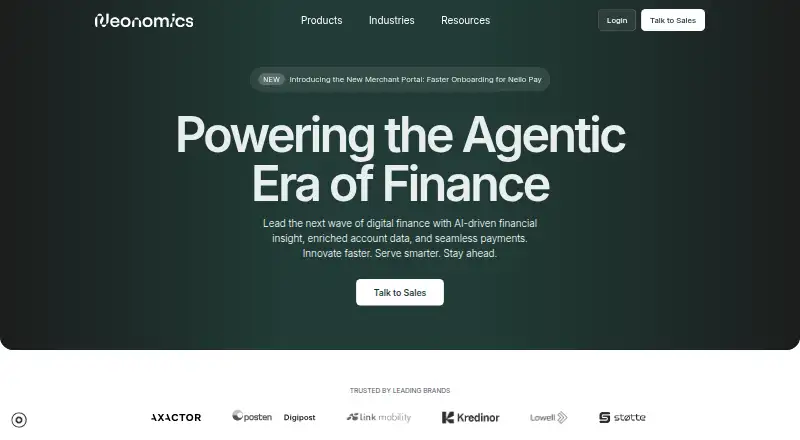 Neonomics's website