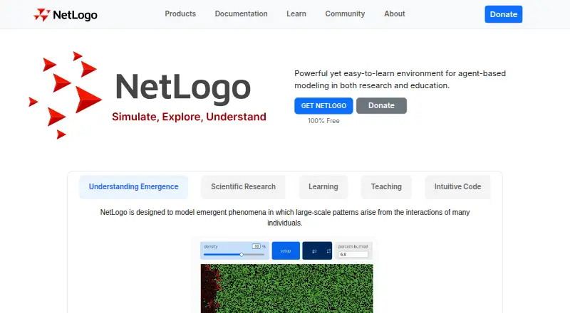 NetLogo's website