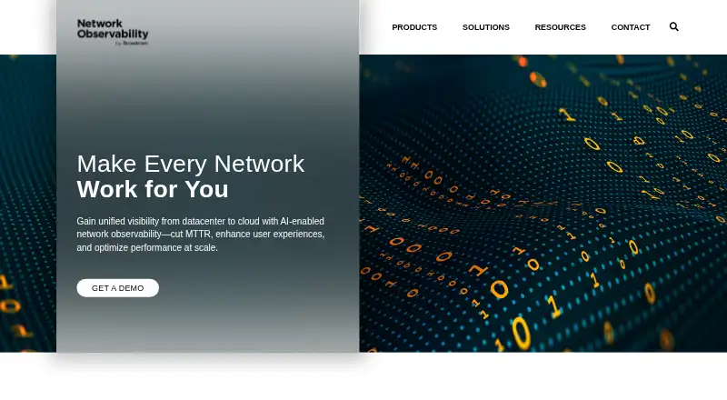Broadcom DX NetOps's website