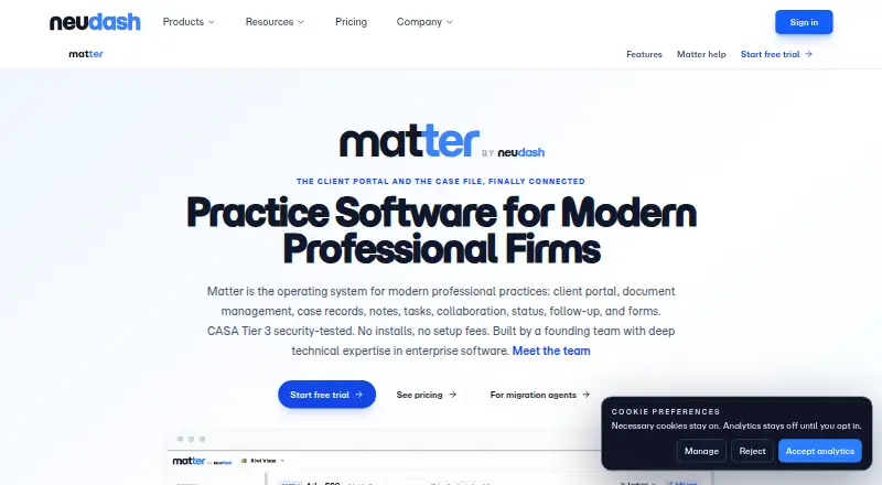 The Matter by Neudash homepage