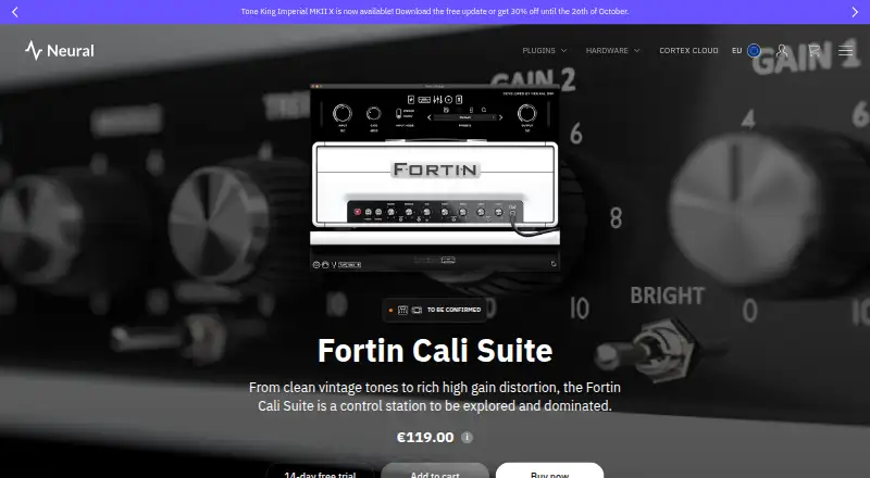 Fortin Cali Suite's website