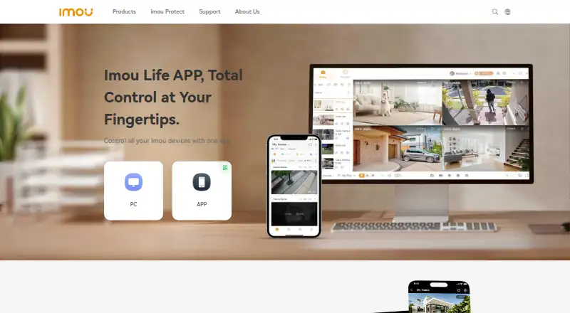 Imou Life's website
