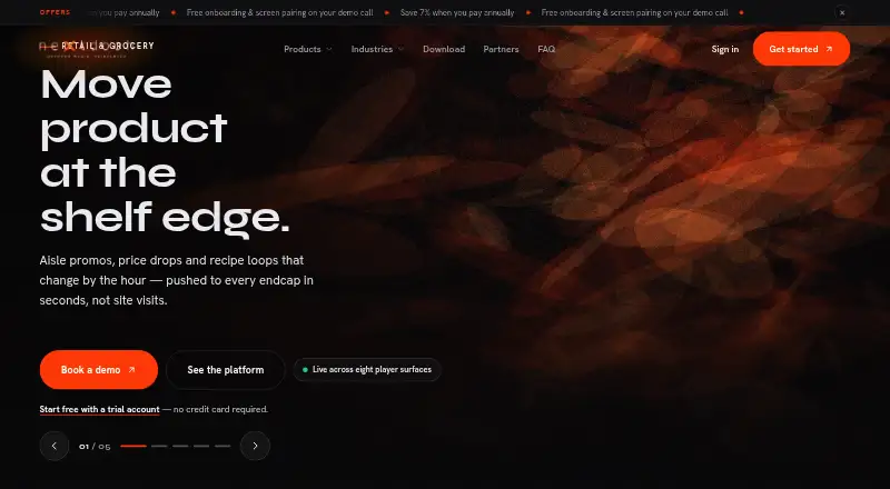 nextdooh's website