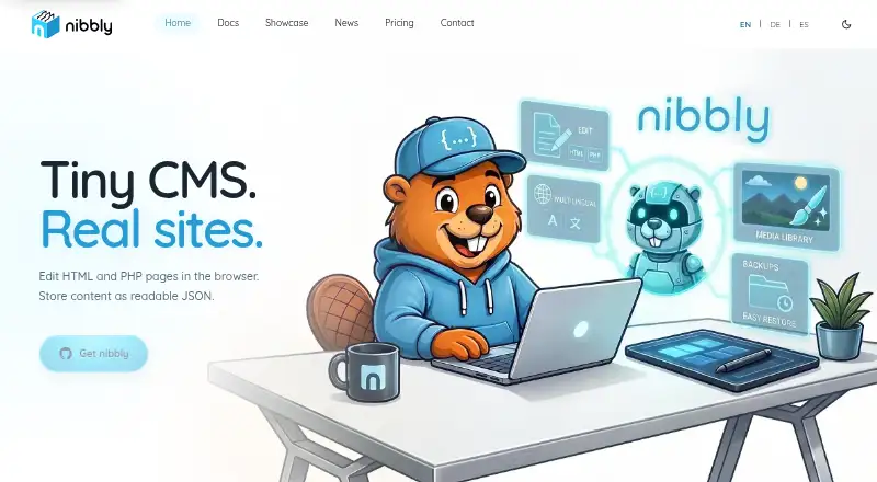 The nibbly homepage