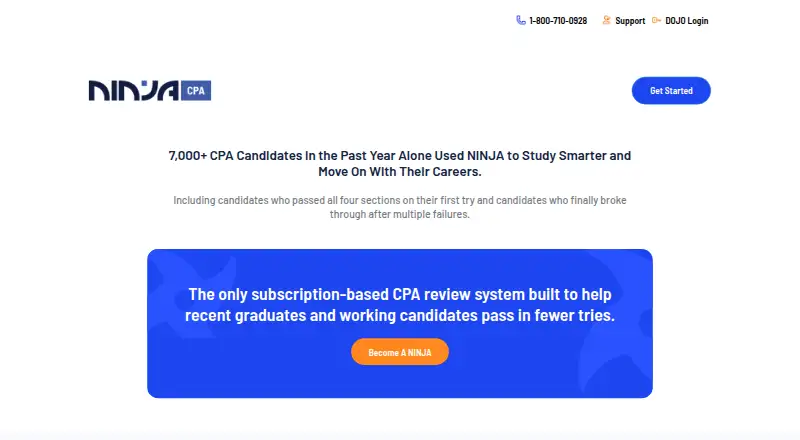 The NINJA CPA Review homepage