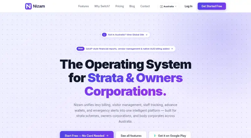 Nizam's website