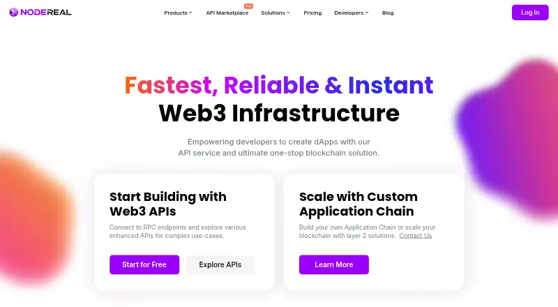 NodeReal's website