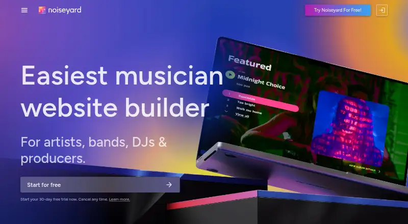 Noiseyard's website