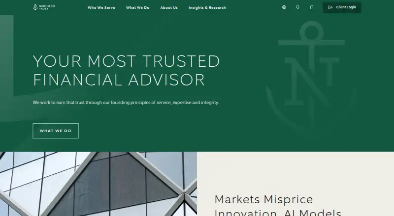 Northern Trust Investment Guideline Monitoring's website