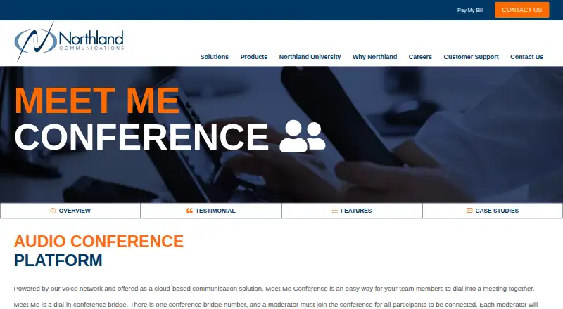 Northland Meet Me Conference's website