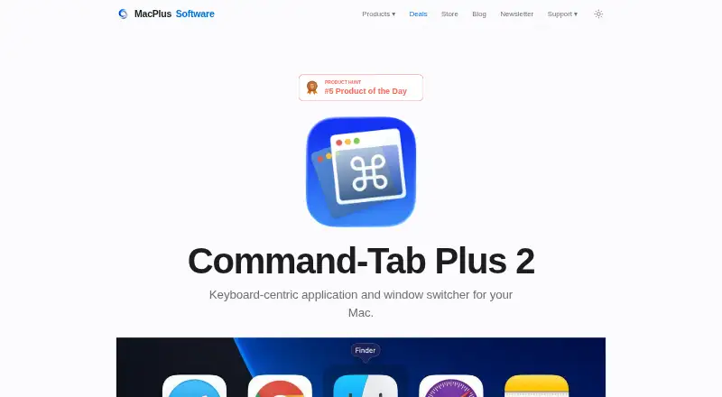 The Command-Tab Plus homepage