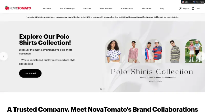 NovaTomato's website