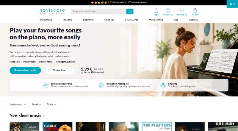 Noviscore's website