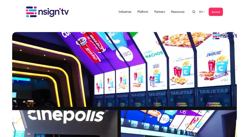 Nsign.tv's website