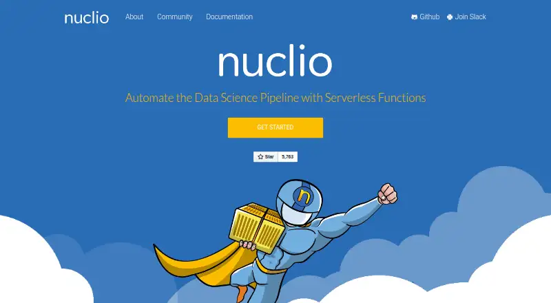 Nuclio's website
