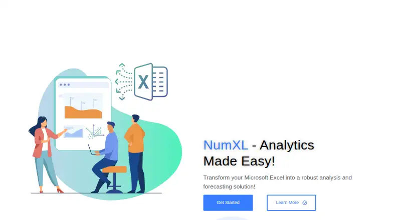 NumXL's website