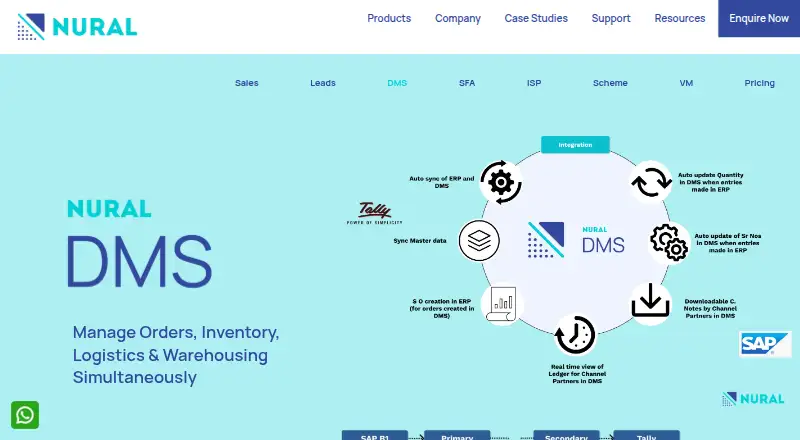 Nural DMS's website